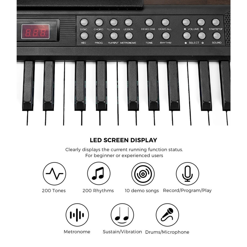 Mazam 61‑Key Foldable Electronic Keyboard for Beginner