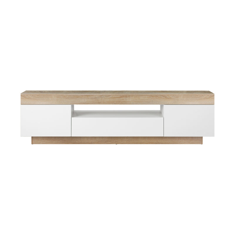 Oikiture TV Stand Cabinet Entertainment Unit RGB LED 180cm