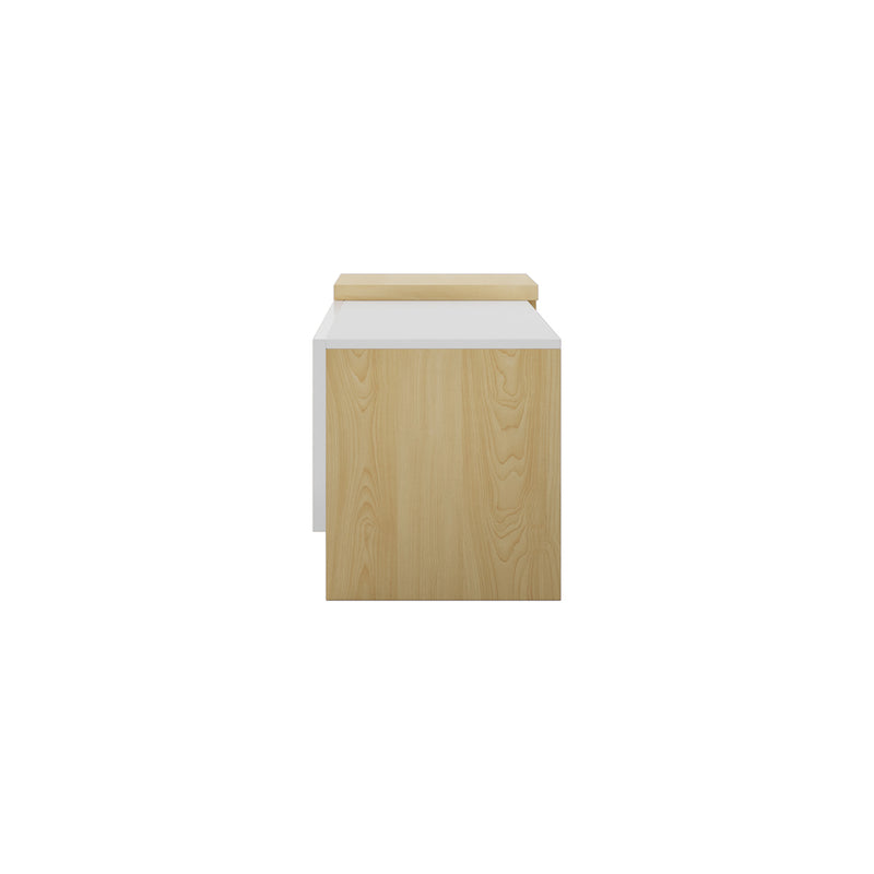 Oikiture 160-211cm Extendable TV Cabinet Entertainment Unit 3 Drawers