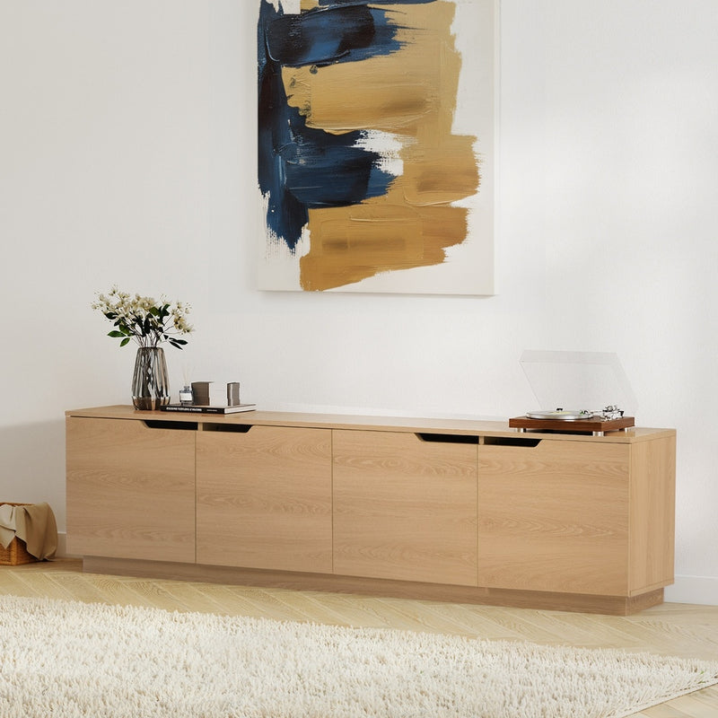 Oikiture Buffet Sideboard Storage Cabinet Kitchen Pantry Cupboard