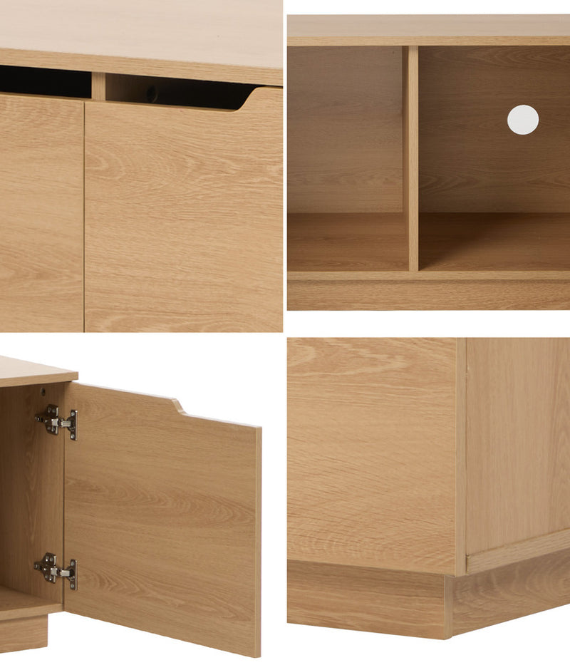 Oikiture Buffet Sideboard Storage Cabinet Kitchen Pantry Cupboard