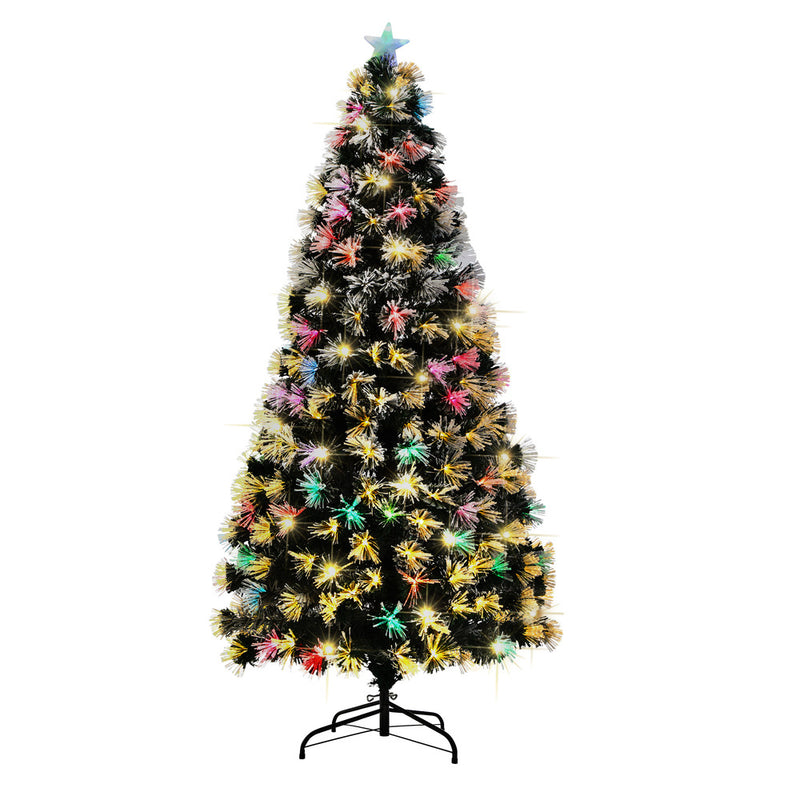 Mazam Christmas Tree 1.8M 6FT Fibre Optic Multi Colour LED Light