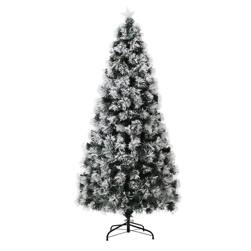 Christmas Tree 1.8M 6FT Fibre Optic Multi Colour LED Light