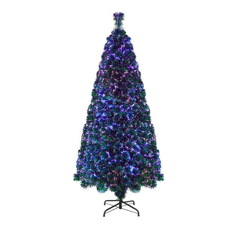 Tinseltown Christmas Tree Fibre Optic 6FT 1.8M Multi-Colour Lights