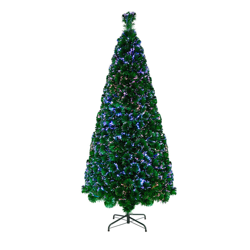 Tinseltown Christmas Tree Fibre Optic 6FT 1.8M Multi-Colour Lights