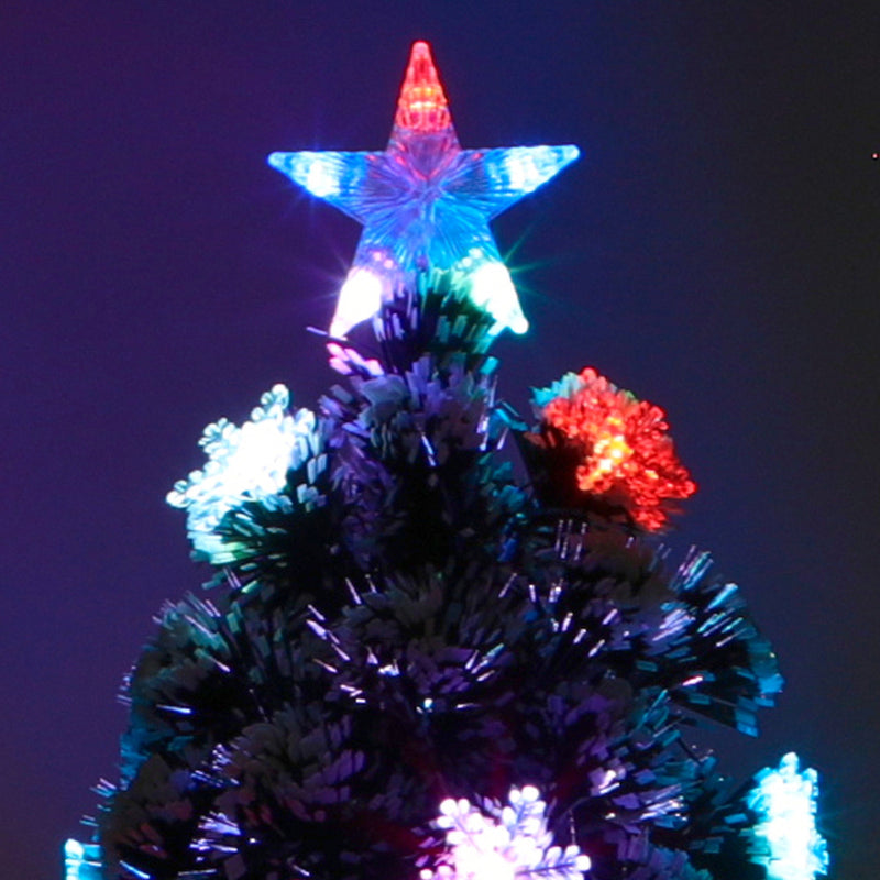 Mazam Christmas Tree 1.8M 6FT Snowflakes Green with LED lights