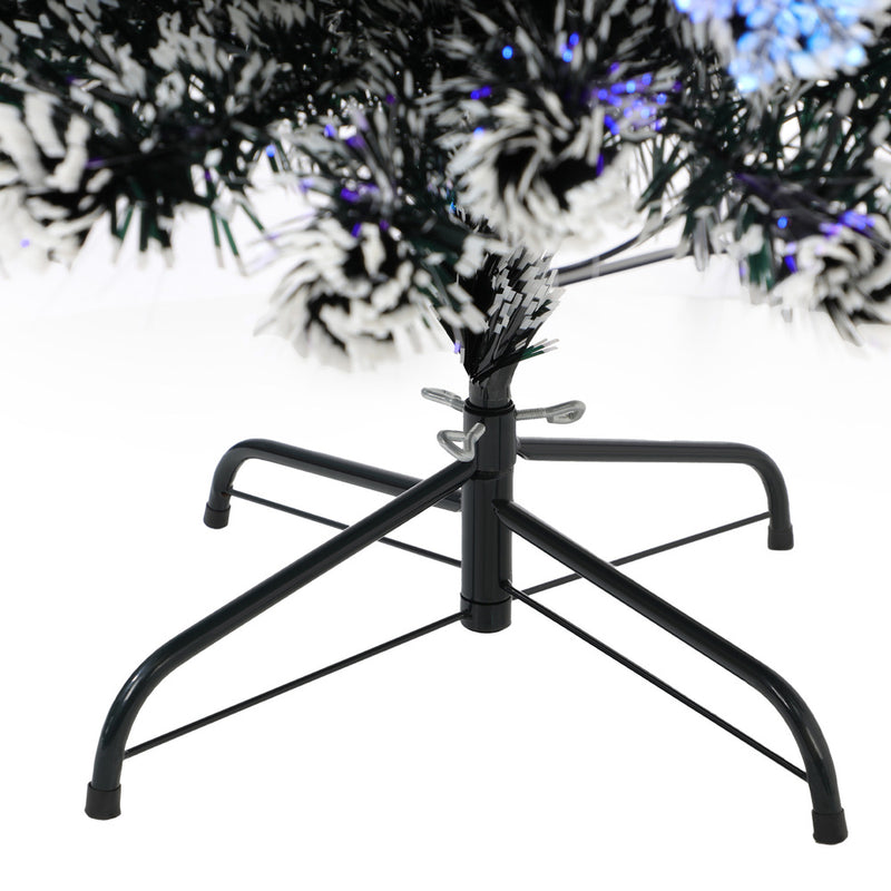 Christmas Tree 1.8M 6FT Snowflakes Green with LED lights