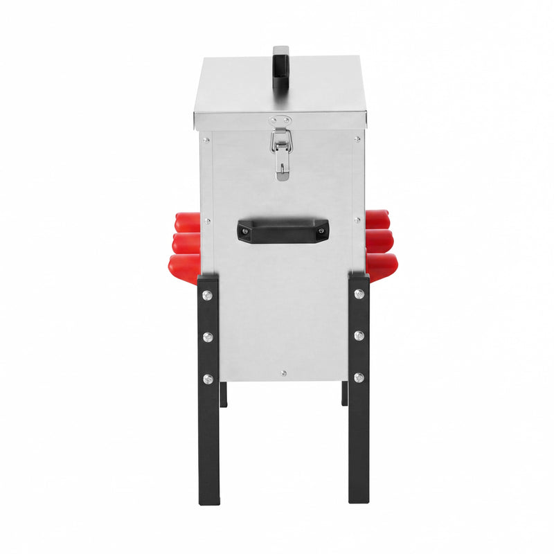 Alopet 30 Lbs Galvanized Chicken Feeder Trough with Plastic Dividers