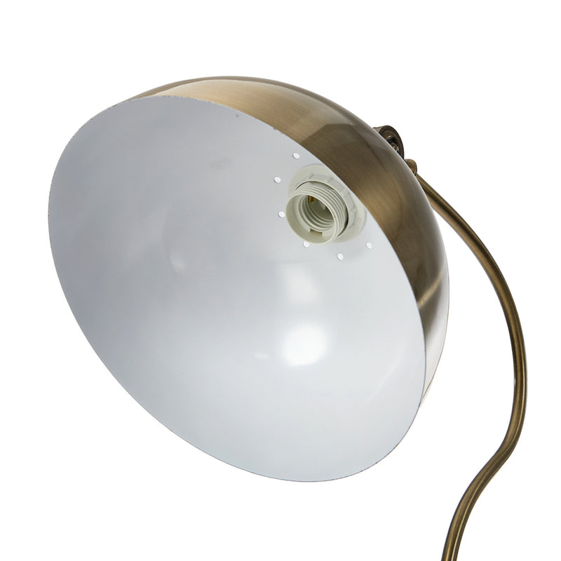 Oikiture Floor Lamps Standing Lamp Metal Frame Bronze-finish
