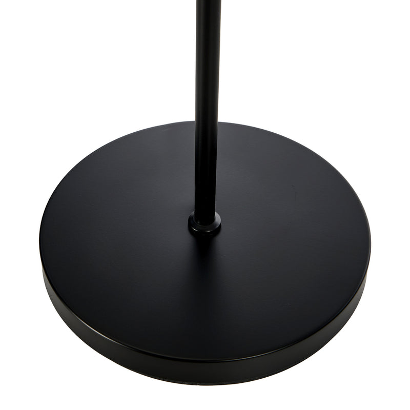 Oikiture Retro Floor Lamps Standing Lamp Fabric Shape Metal Frame