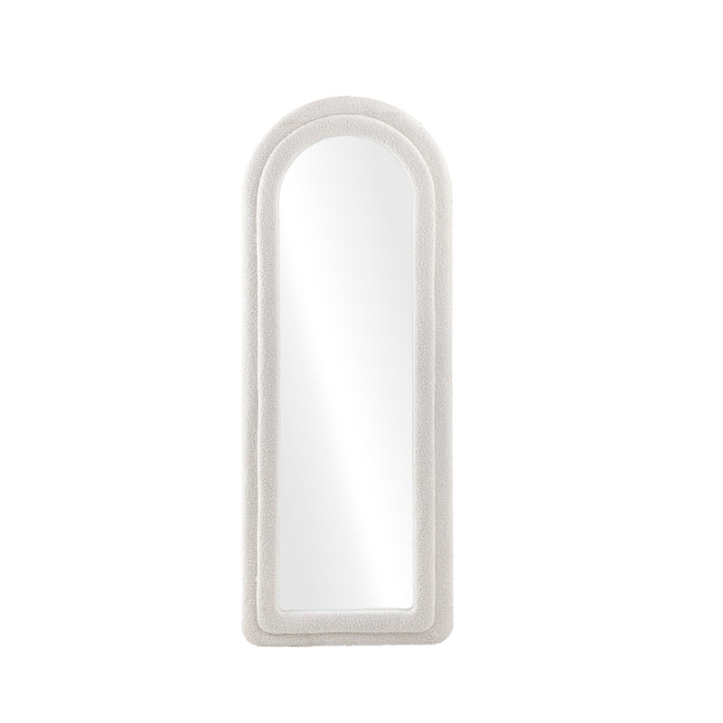 Oikiture 1.8M Full Length Mirror Boucle Frame Bedroom Floor Mirrors