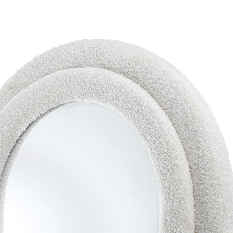 Oikiture 1.8M Full Length Mirror Boucle Frame Bedroom Floor Mirrors