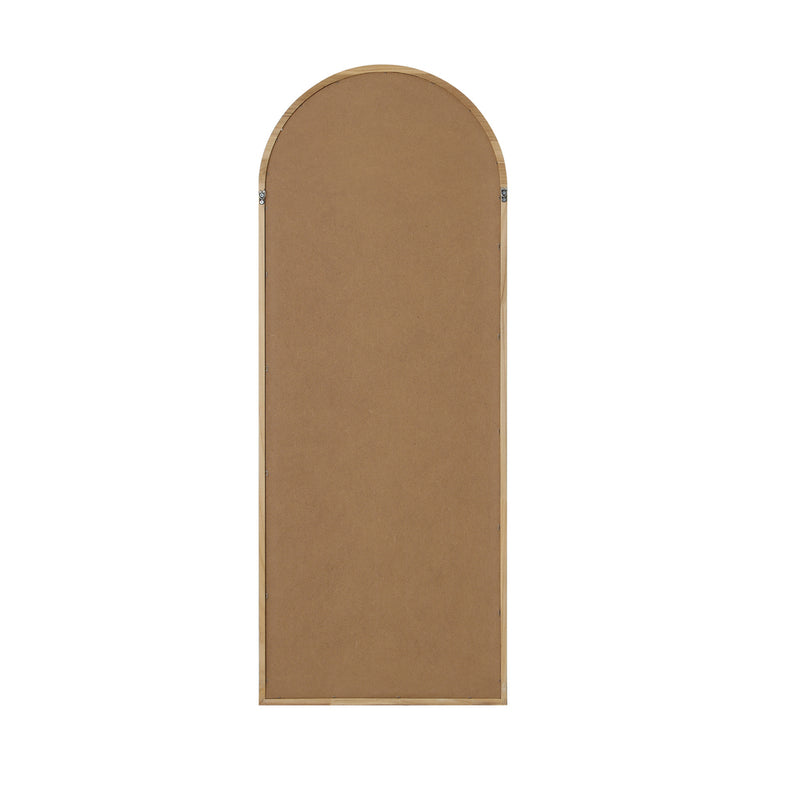 Oikiture Full Length Mirror Arched Wooden 166x60cm