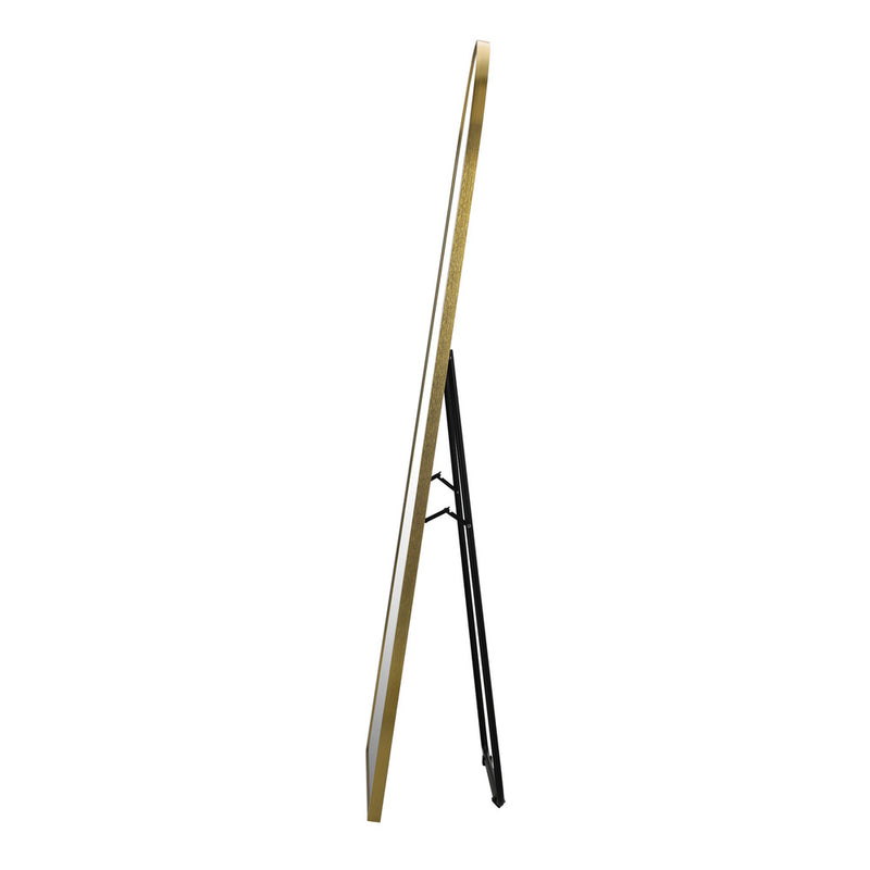 Oikiture 180x70cm Full Length Mirror Arched Floor Mirrors Gold