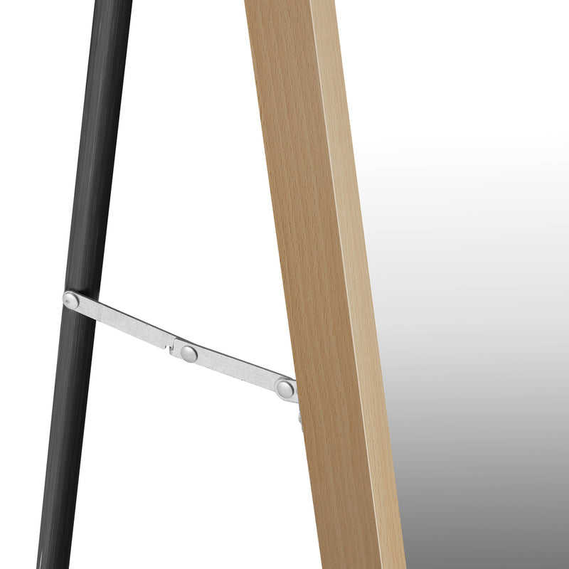 Oikiture Wooden Full Length Mirror 166x60cm Rectangle
