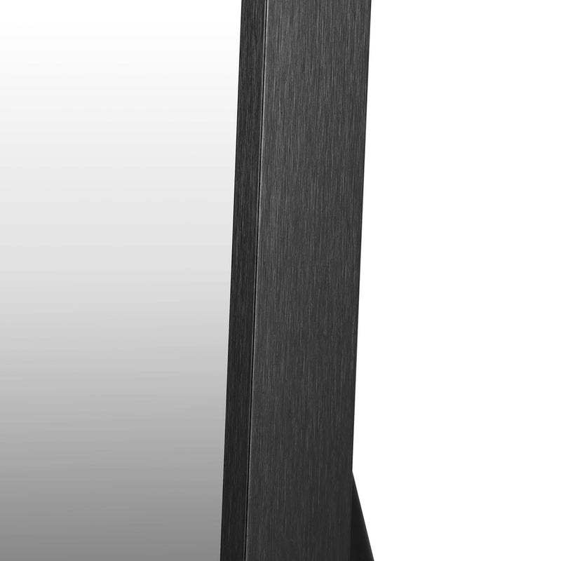 Oikiture 166x60cm Full Length Mirror Dressing Floor Mirrors Black