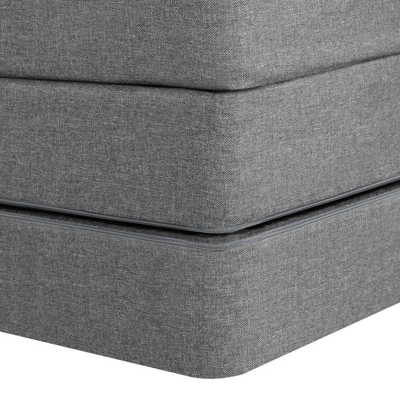 Bedra Foldable Mattress Trifold Cushion Mat Breathable Double