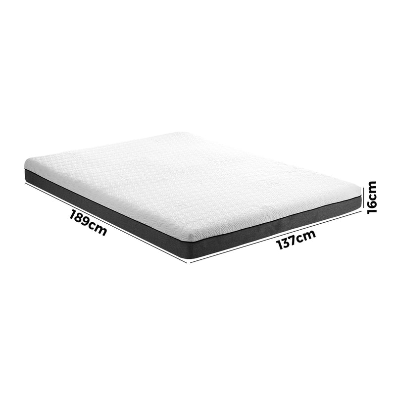 Bedra Double Mattress Cool Gel Memory Foam No Spring Anti Slip