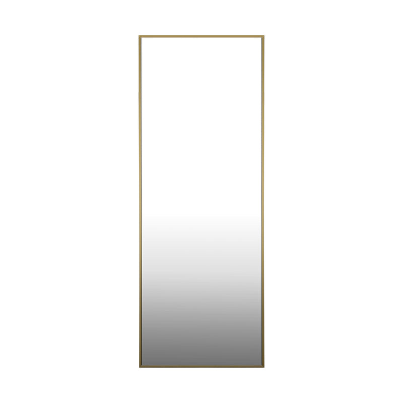 Oikiture Full Length Mirror Rectangle Free Standing Gold