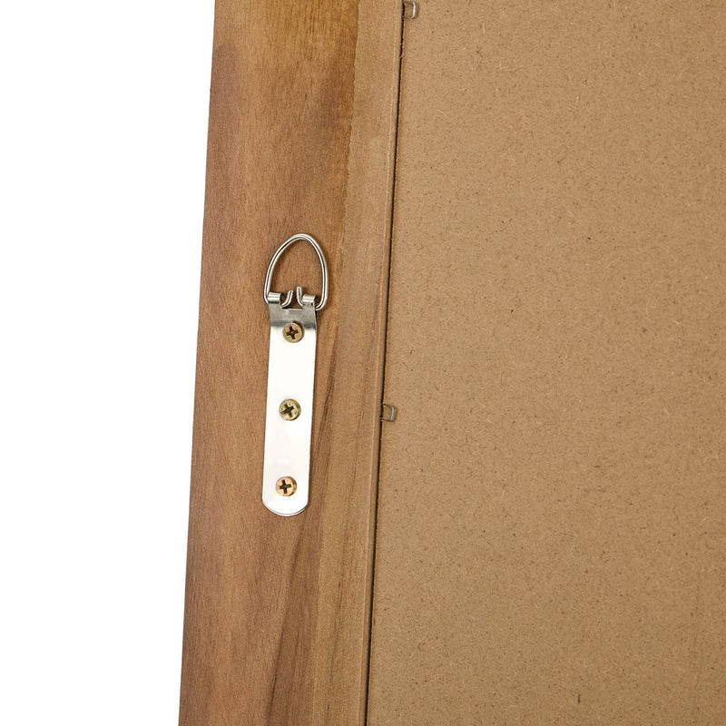 Oikiture Full Length Floor Makeup Mirrors 165x60cm Brown Wood Bedroom
