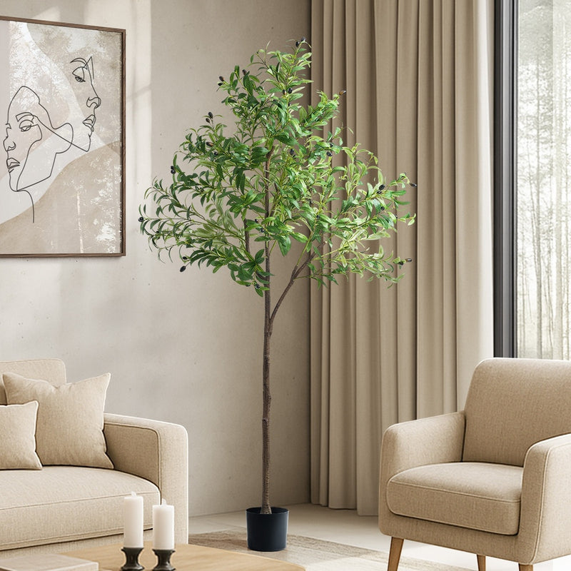 Livsip 180cm Artificial Olive Tree Lifelike Faux Potted Plants
