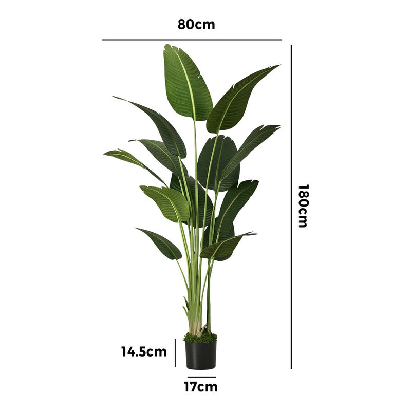 Livsip 180cm Artificial Bird of Paradise Fake Tree Home Garden Decor