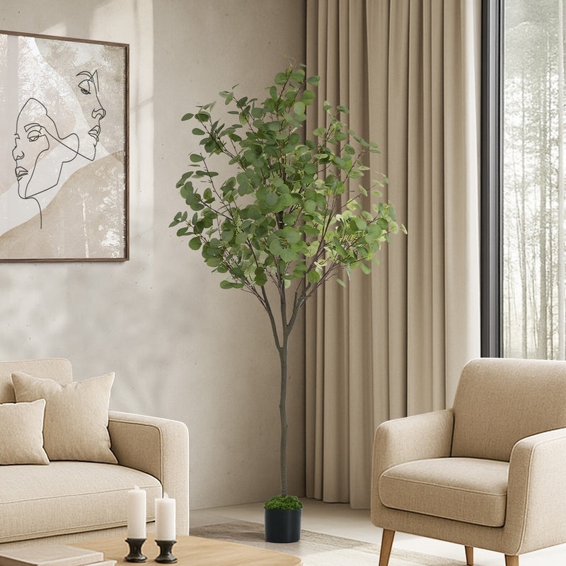 Livsip 150cm Eucalyptus Tree Potted Faux Plant