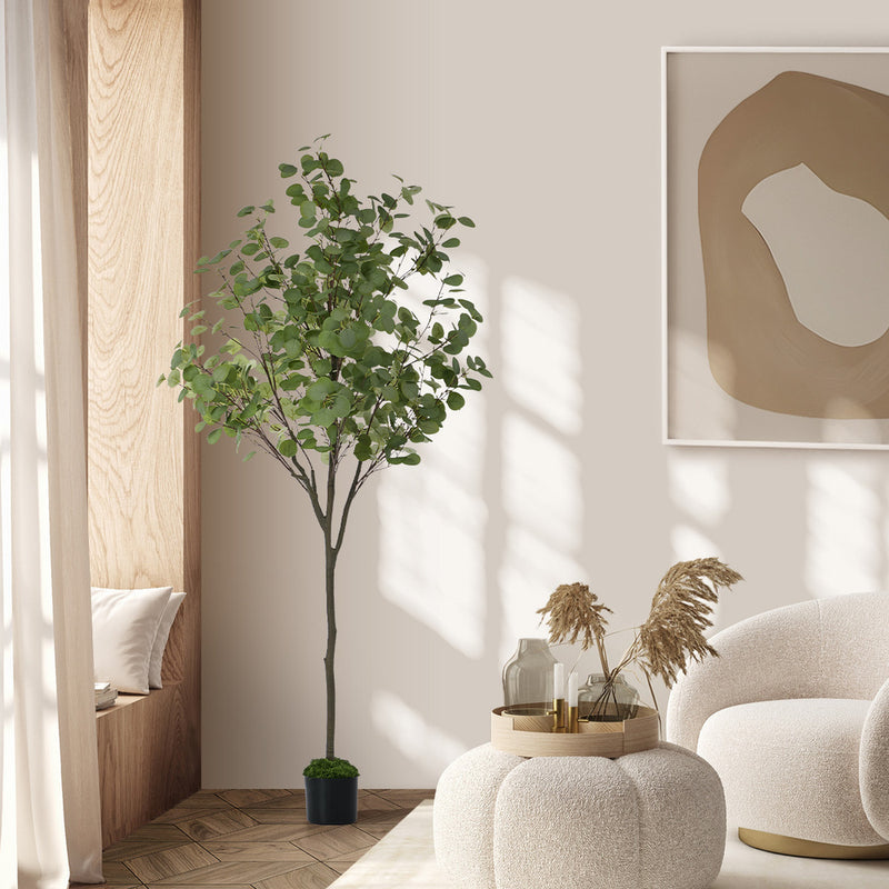 Livsip 150cm Eucalyptus Tree Potted Faux Plant