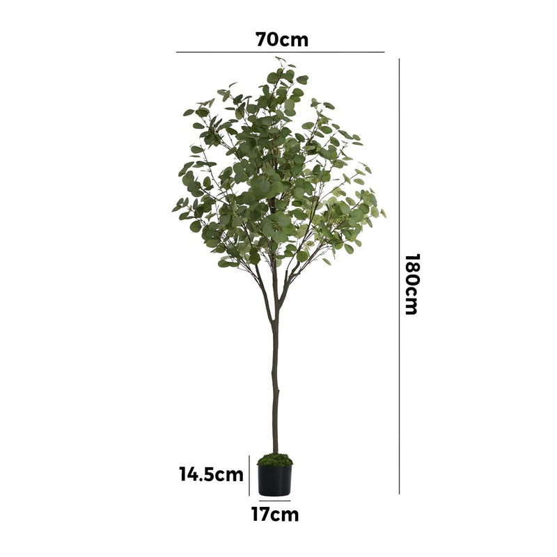 Livsip 180cm Eucalyptus Tree Potted Faux Plant