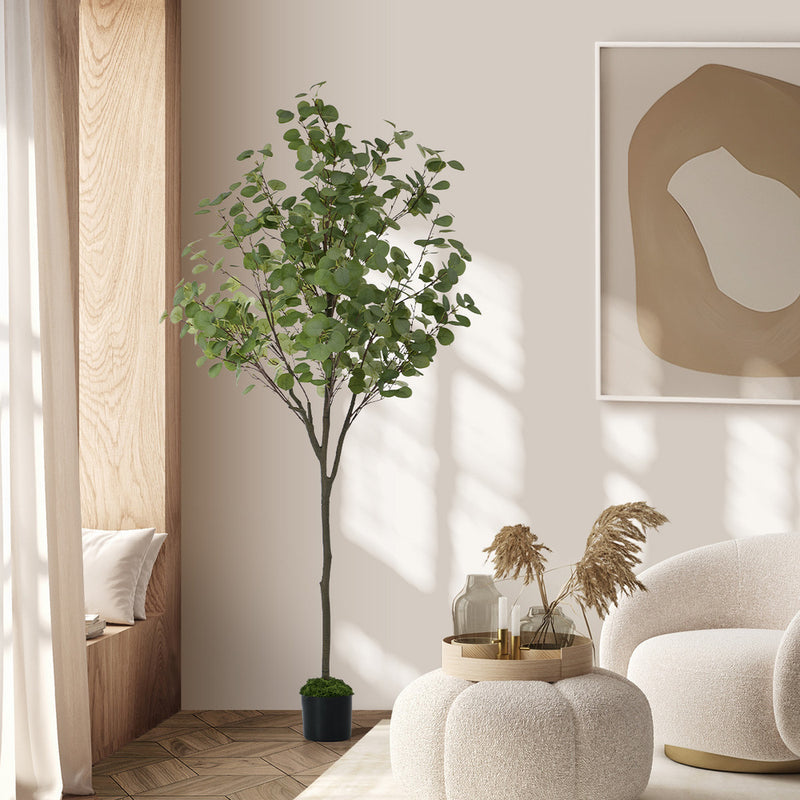 Livsip 180cm Eucalyptus Tree Potted Faux Plant