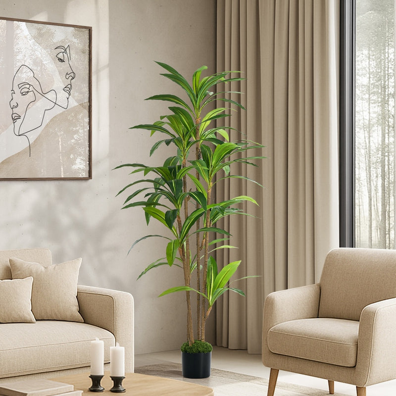 Livsip 150cm Dracaena Tree Potted Faux Plant