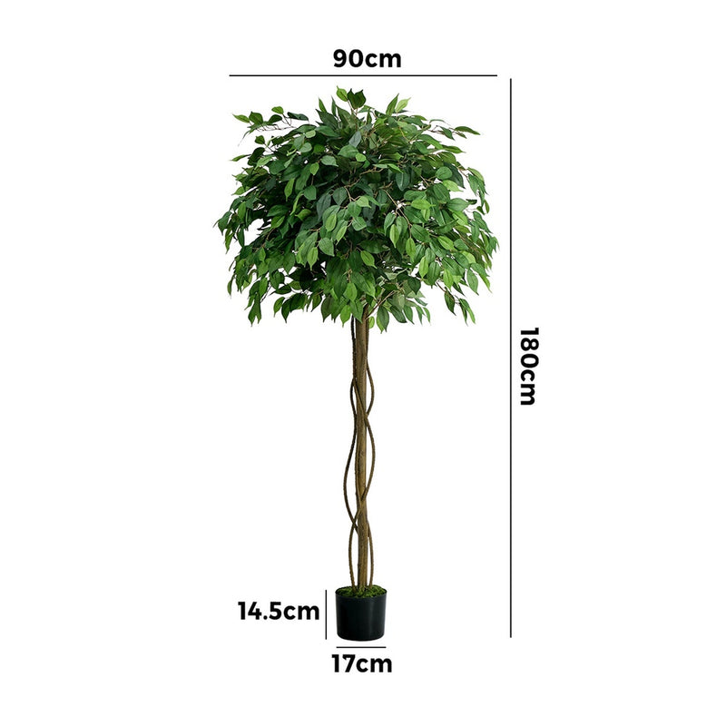 Livsip 180cm Ficus Tree Faux Plant Home Decor