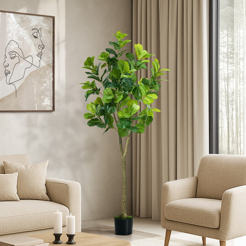 Livsip 150cm Fiddle Leaf Fig Tree Faux Plant