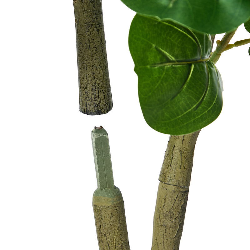 Livsip 2 Pack Fiddle Leaf Fig Tree 150cm Faux Plant