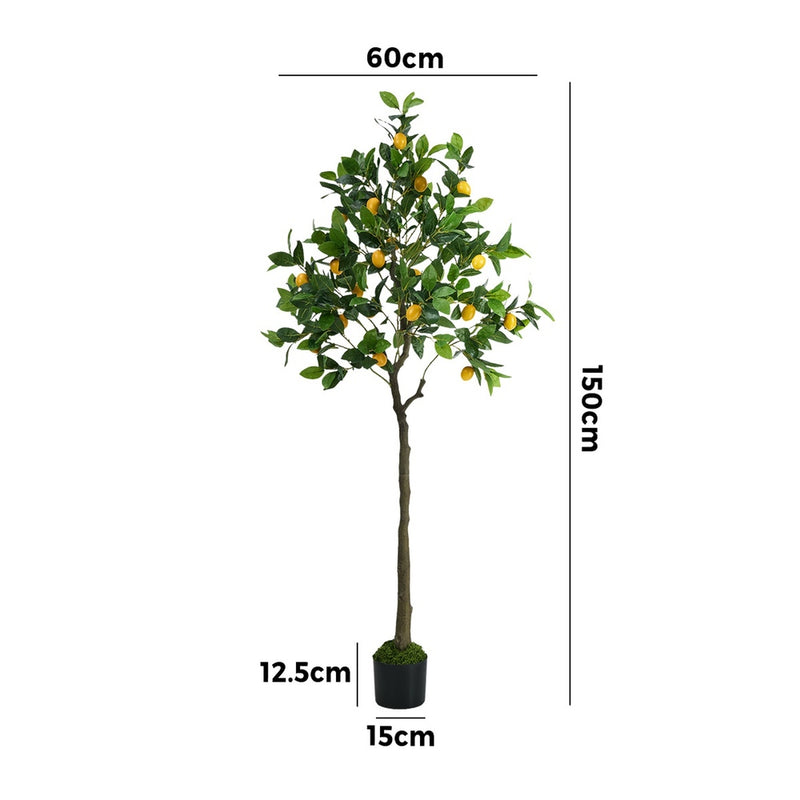 Livsip 150cm Lemon Tree Faux Plant Home Decor