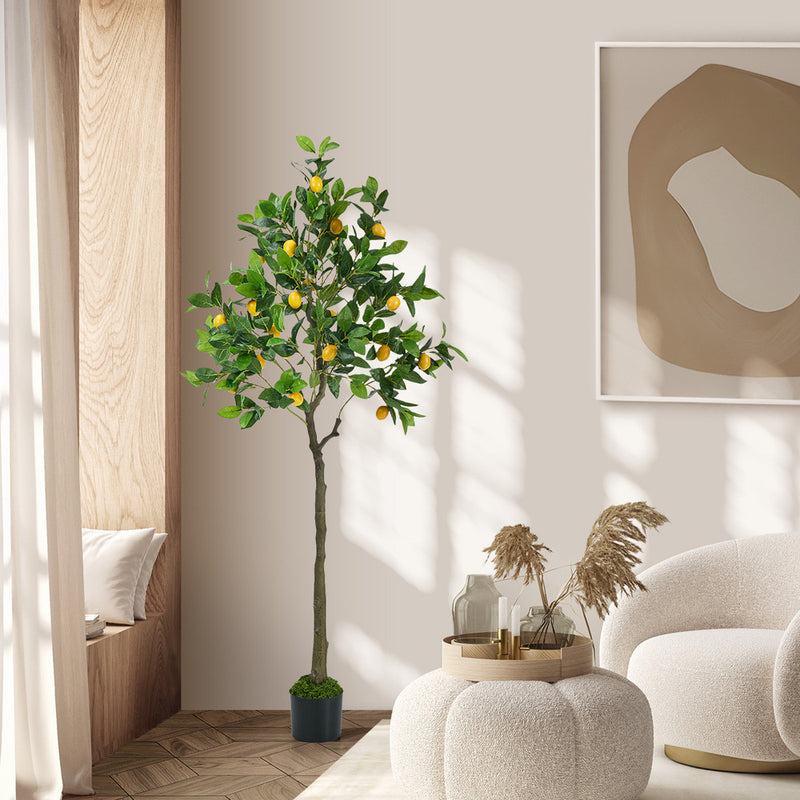 Livsip 150cm Lemon Tree Faux Plant Home Decor