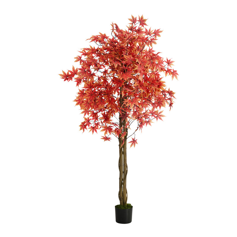 Livsip 180cm Red Maple Tree Faux Plant Home Decor
