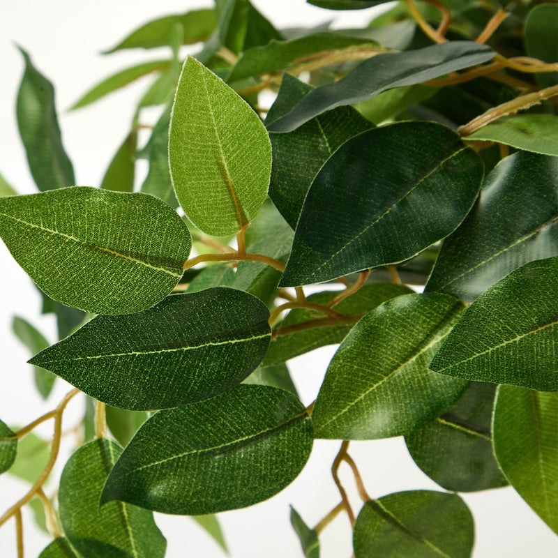 Livsip 180cm Artificial Ficus Tree Twisted Ficus Faux Potted Plant