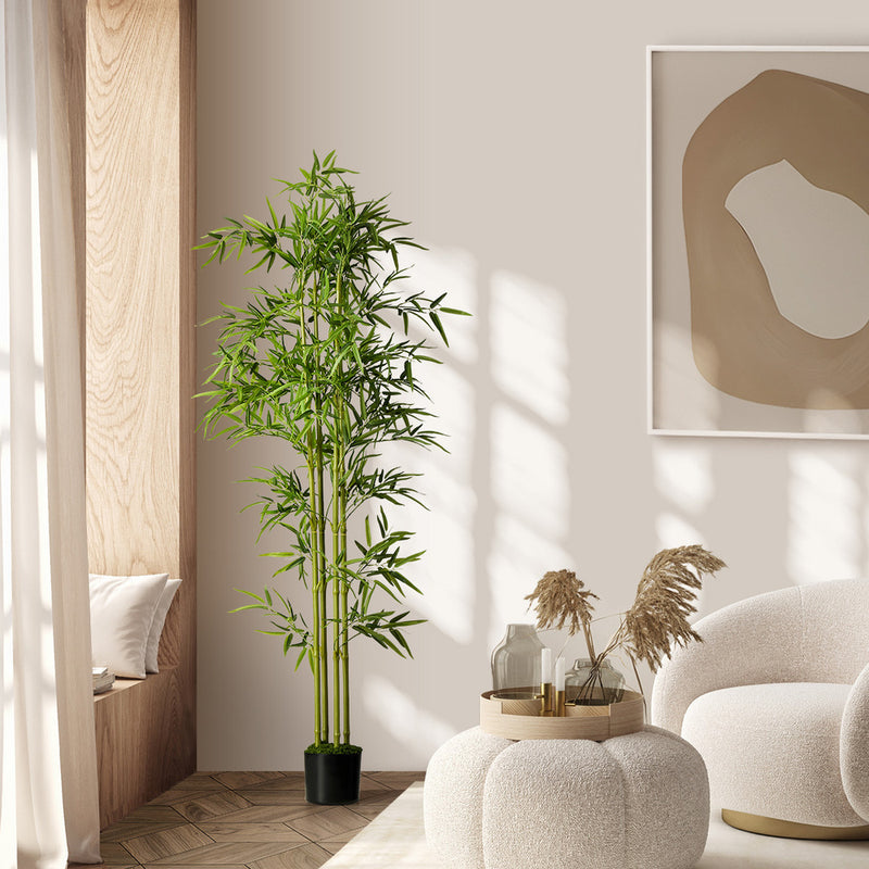 Livsip 150cm Artificial Bamboo Tree Potted Faux Plant