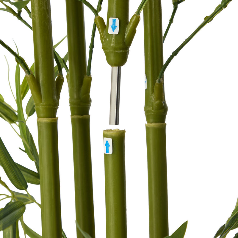 Livsip 2x Bamboo Tree 150cm Potted Faux Plants