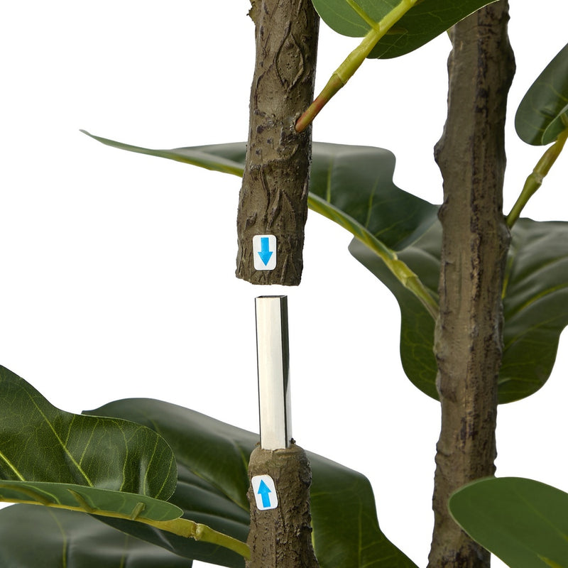 Livsip 150cm Artificial Fiddle Leaf Fig Tree Lifelike Potted Plant