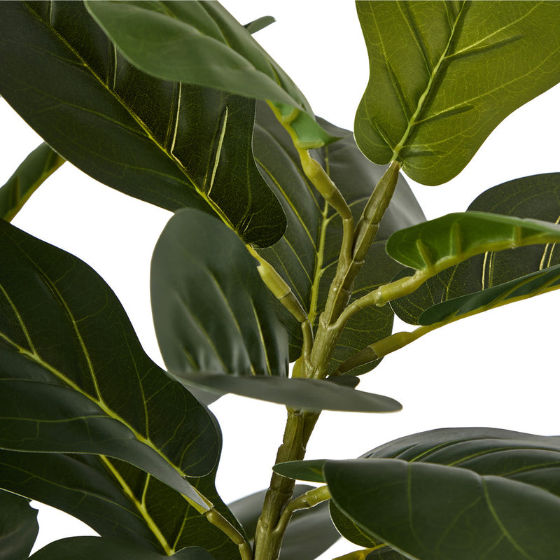 Livsip 2PC 150cm Artificial Fiddle Leaf Fig Tree Lifelike Potted Plant
