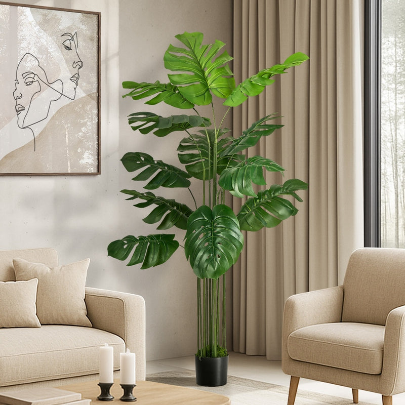 Livsip 150cm Artificial Monstera Deliciosa Plant Fake Tree Home Décor