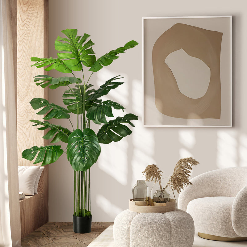 Livsip 150cm Artificial Monstera Deliciosa Plant Fake Tree Home Décor