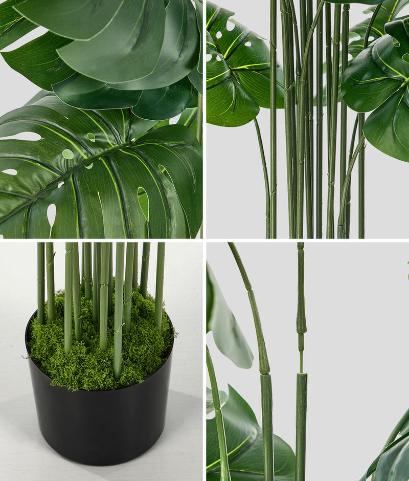 Livsip 150cm Artificial Monstera Deliciosa Plant Fake Tree Home Décor