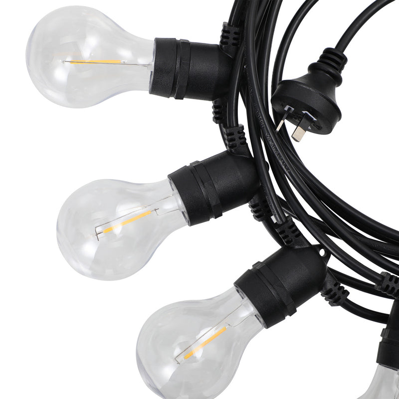 Mazam 20M Solar Festoon String Lights LED Christmas Waterproof