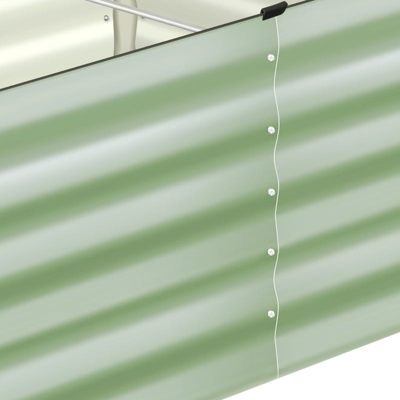 Livsip Garden Bed 320x80x45CM Raised Container Planter Box Green