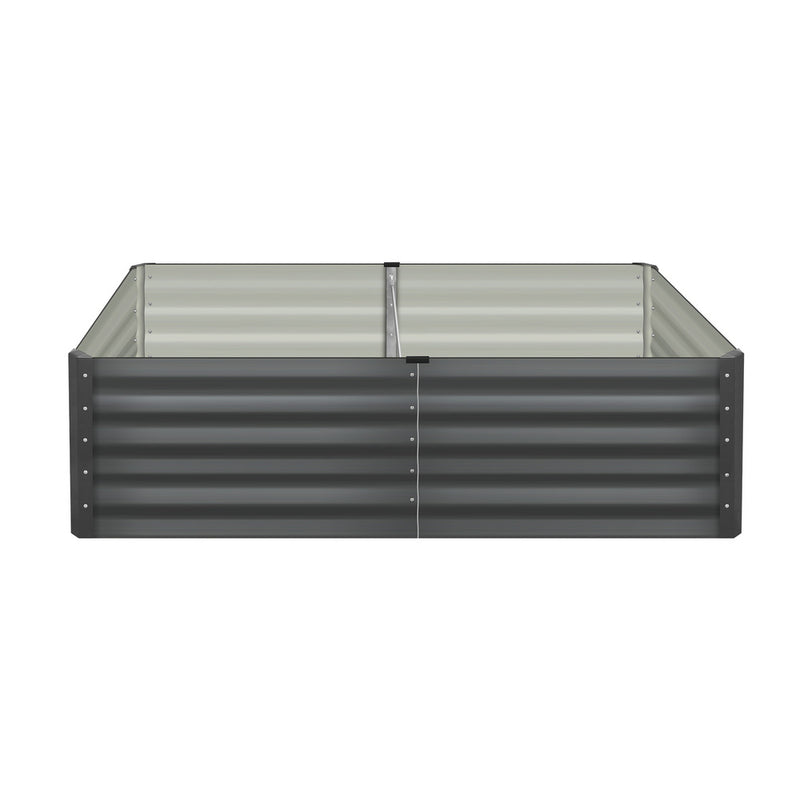 Livsip Garden Bed 160x80x45CM Galvanised Steel 2PCS