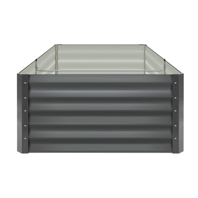 Livsip Garden Bed 160x80x45CM Galvanised Steel 2PCS