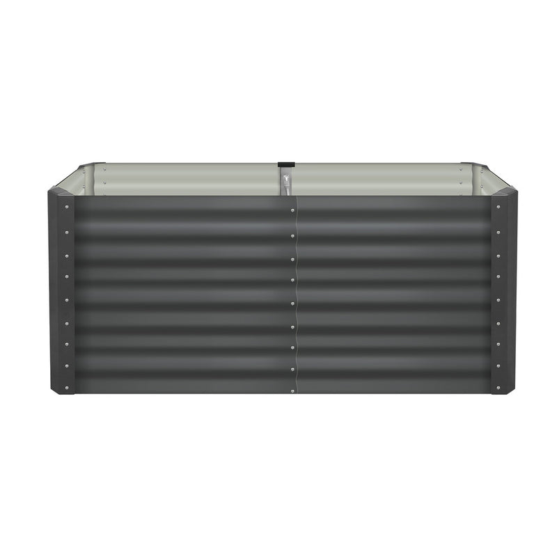 Livsip 160x80x73cm Garden Bed Galvanised Steel 4pcs